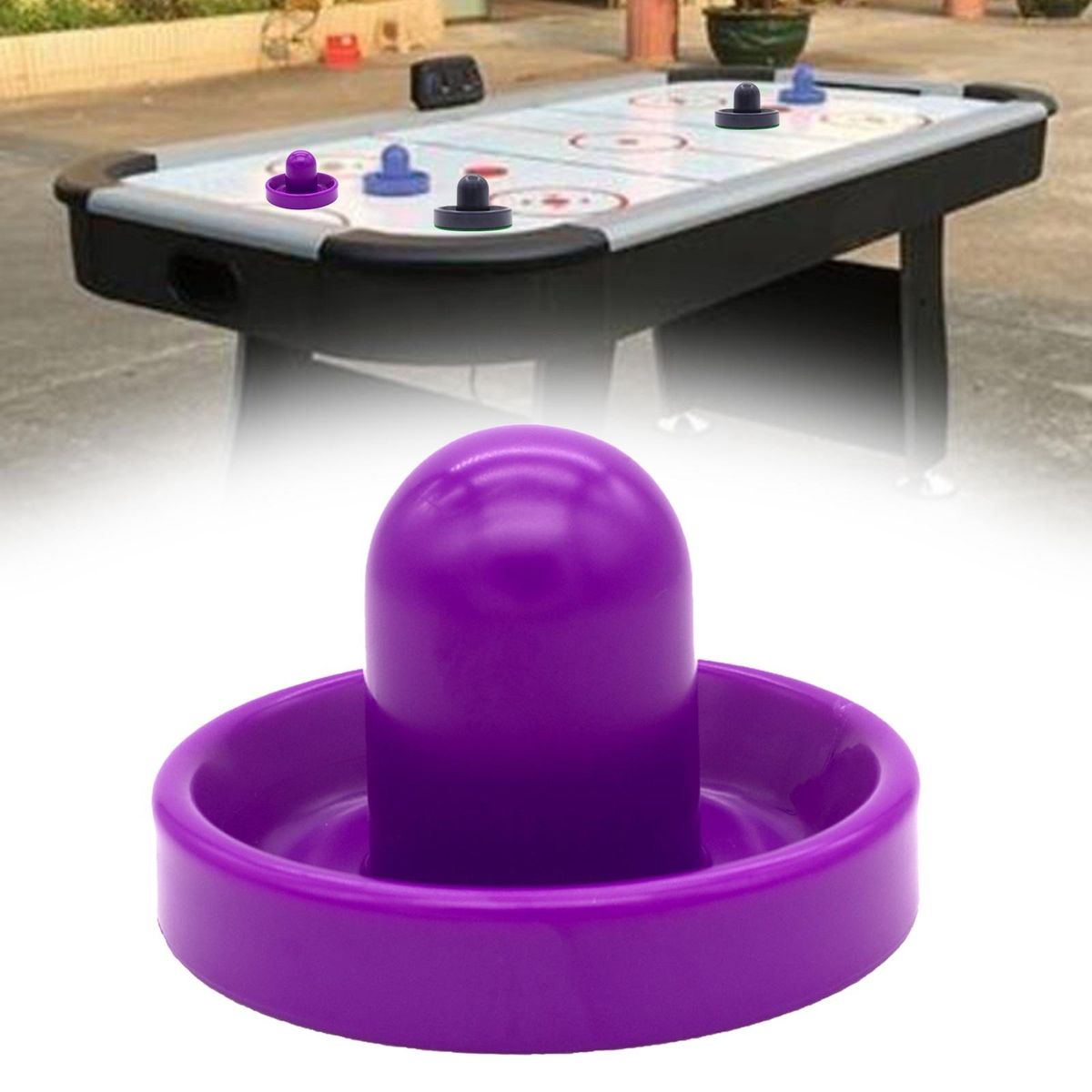 2x Air Hockey Pushers Thicker, Goal Handles Paddles
