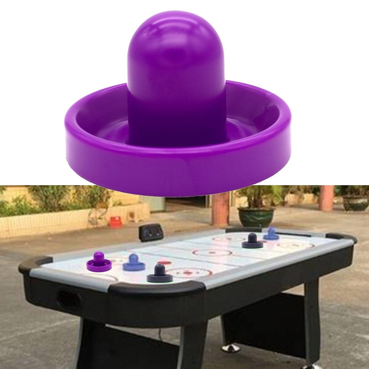 2x Air Hockey Pushers Thicker, Goal Handles Paddles