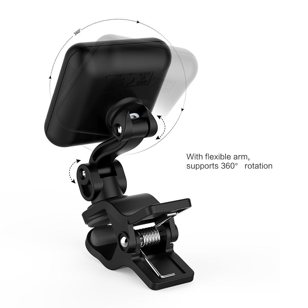2 In 1 Rechargeable Rotatable Clip-on Electronic Tuner