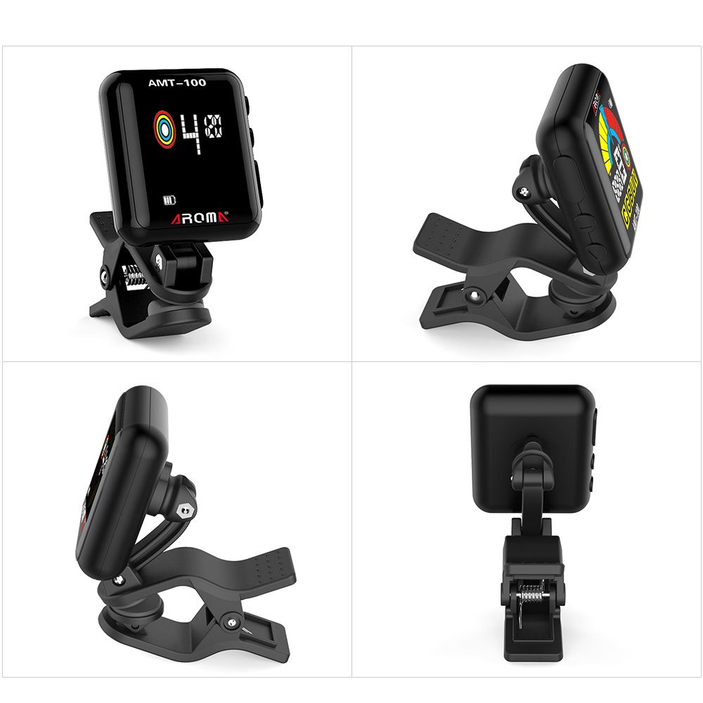 2 In 1 Rechargeable Rotatable Clip-on Electronic Tuner