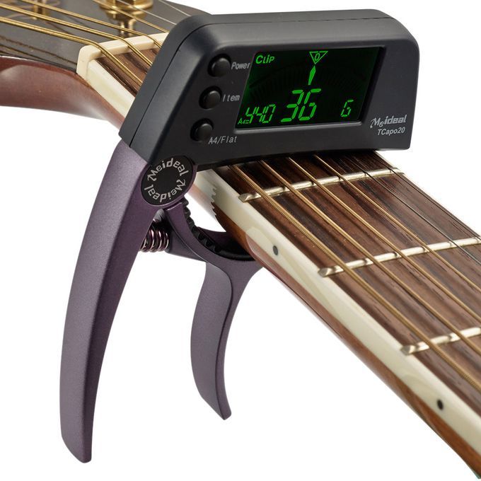 TCapo20 Multifunctional Aluminum Alloy 2-in-1 Guitar Capo.