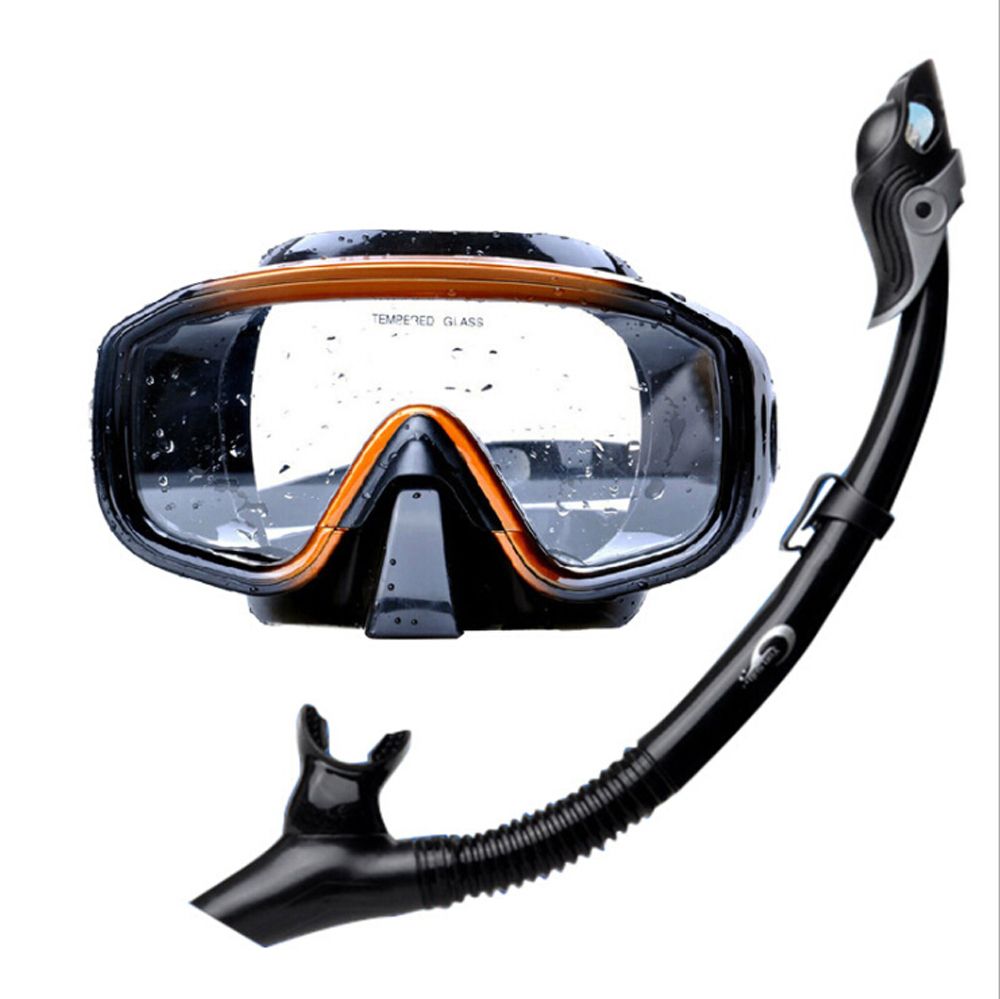 Professional Silicone Scuba Dive Mask Snorkel Set Use For