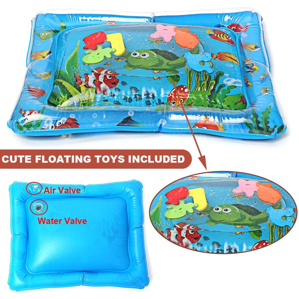 Inflatable Baby Water Mat Novelty Play Center Kids Children Infants Tummy Time