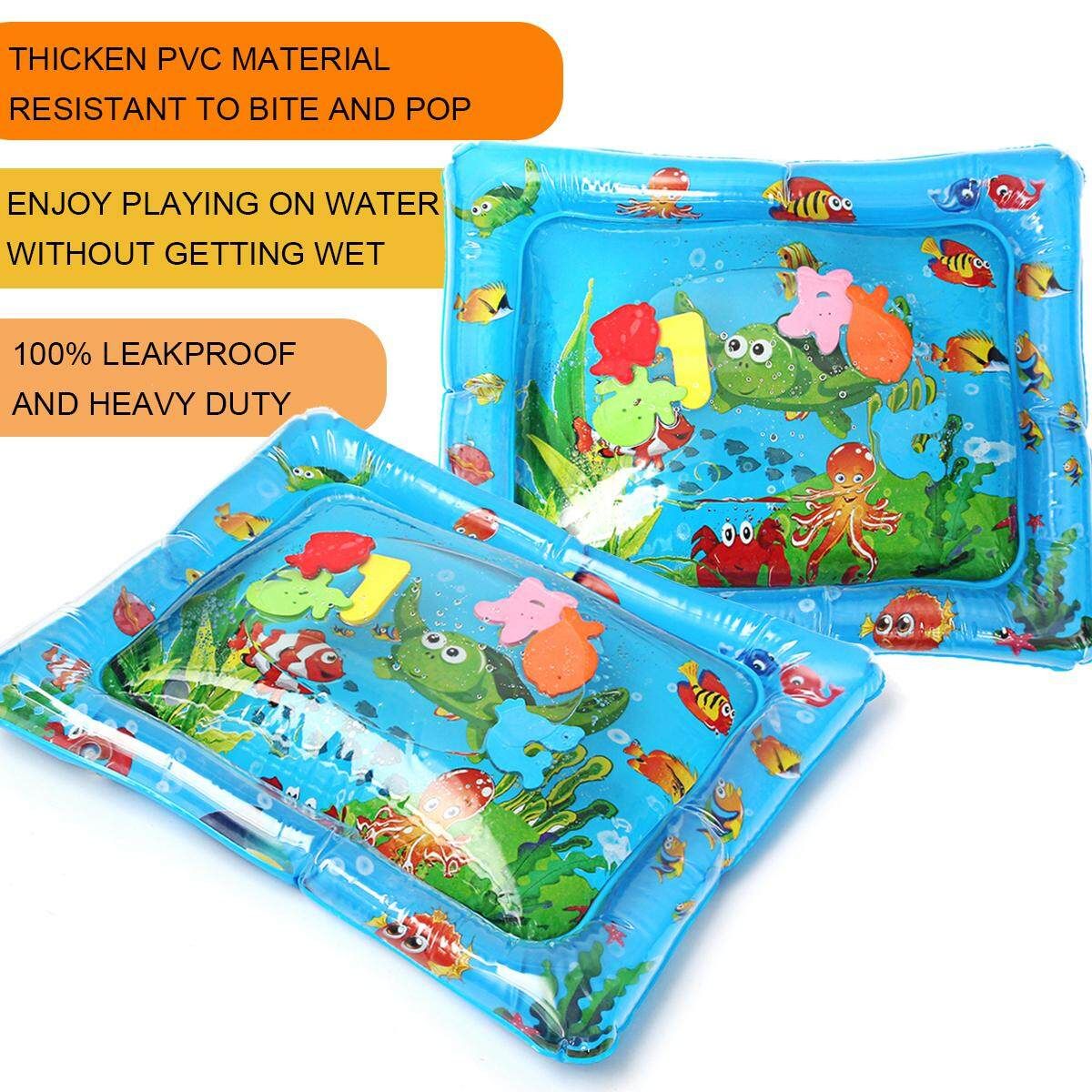 Inflatable Baby Water Mat Novelty Play Center Kids Children Infants Tummy Time
