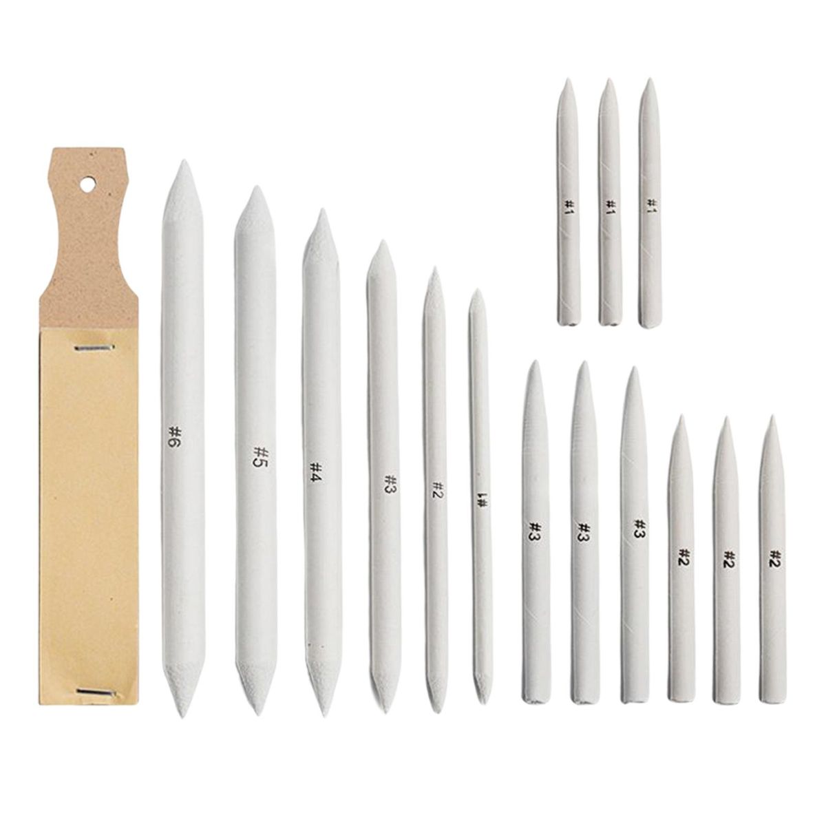 Blending Stumps Tortillons Art Blenders Set With Sharpening Tool For