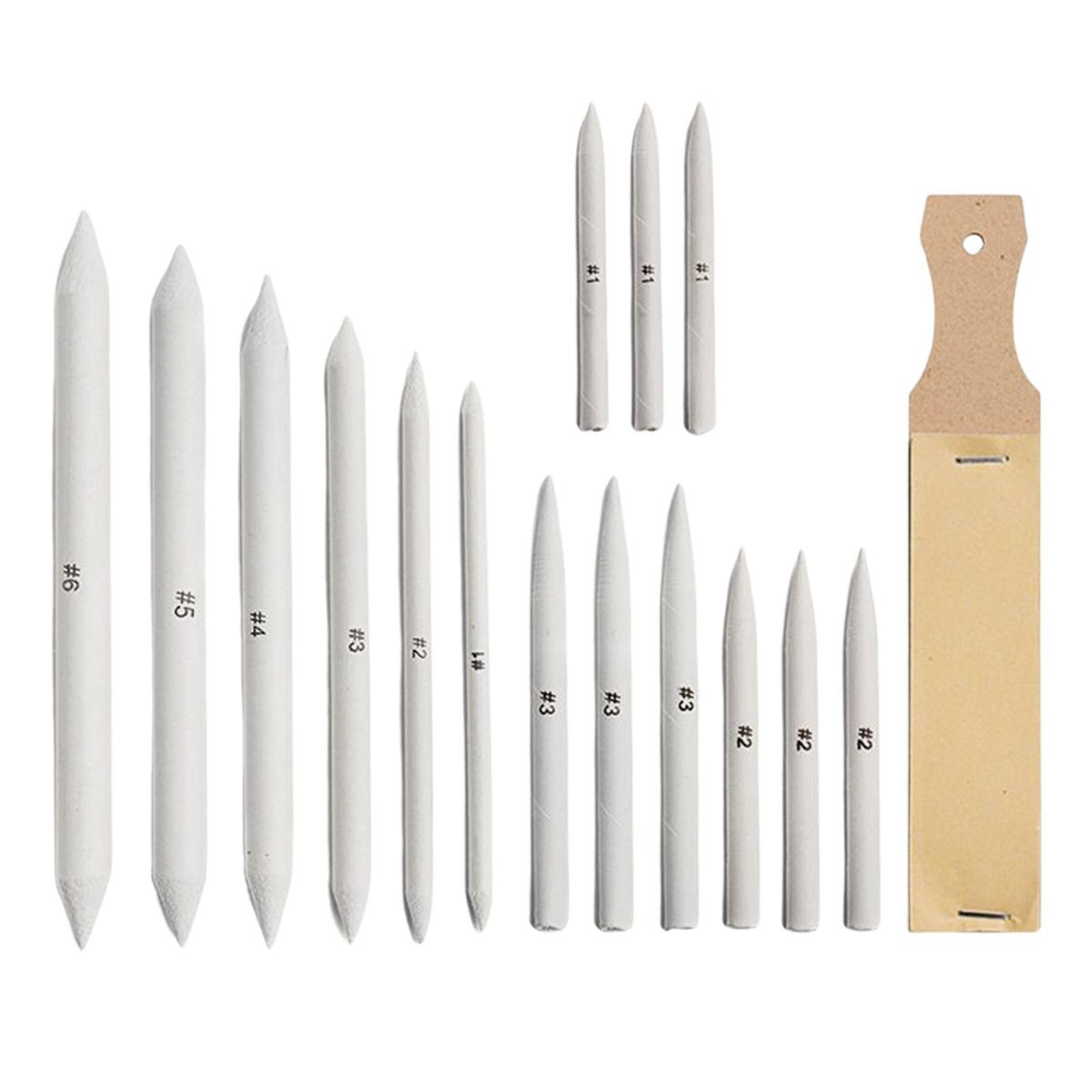 Blending Stumps Tortillons Art Blenders Set With Sharpening Tool For
