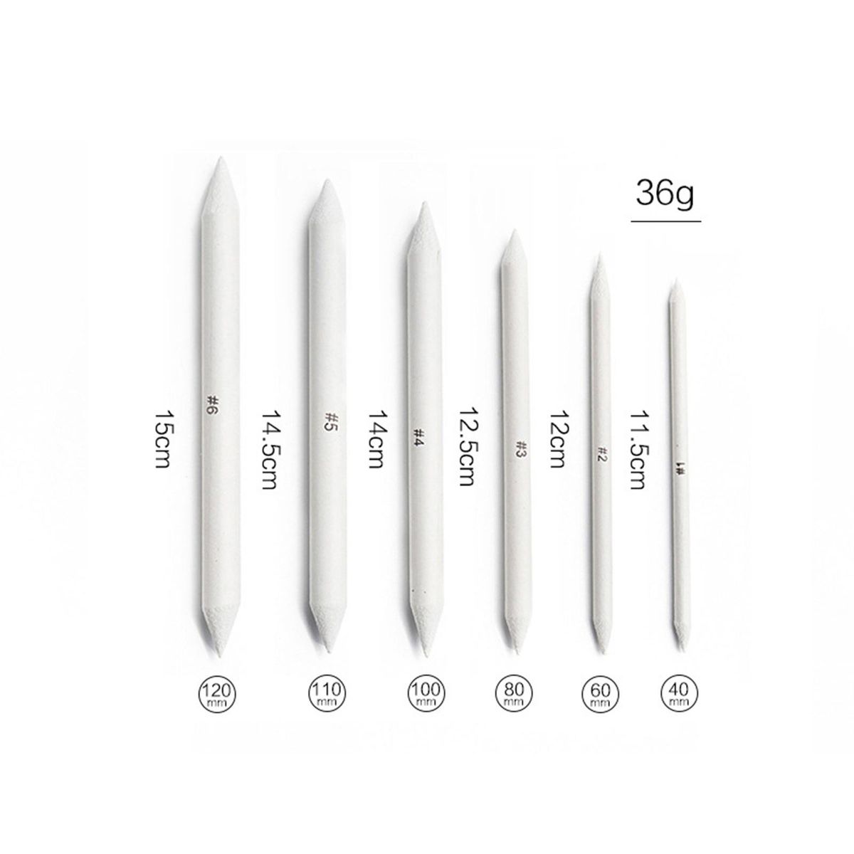 Blending Stumps Tortillons Art Blenders Set With Sharpening Tool For