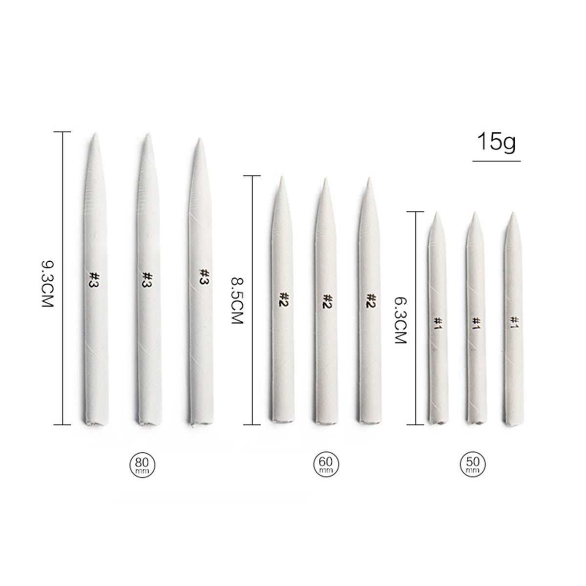 Blending Stumps Tortillons Art Blenders Set With Sharpening Tool For