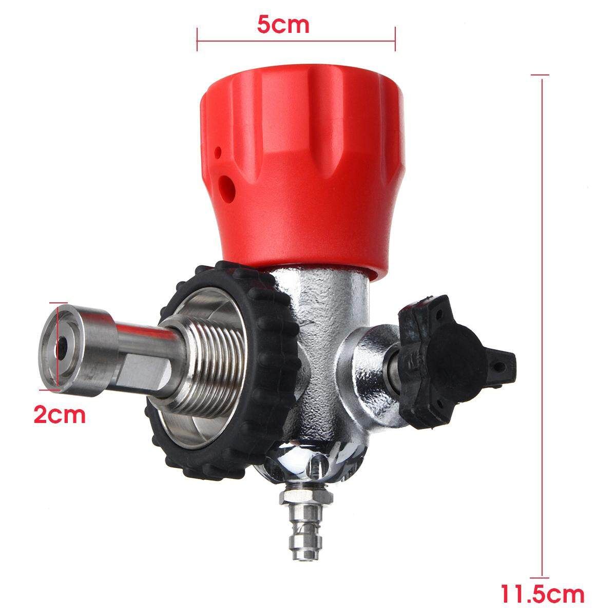 30MPA Stainless Steel Tank Compressed Adapter With Hose For Carbon Fibre Bottles+1.1L 4500PSI Carbon Fiber Breathing Air Cylinder Tank For Diving Scuba