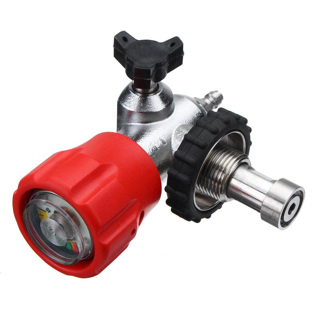 30MPA Stainless Steel Tank Compressed Adapter With Hose For Carbon Fibre Bottles+1.1L 4500PSI Carbon Fiber Breathing Air Cylinder Tank For Diving Scuba
