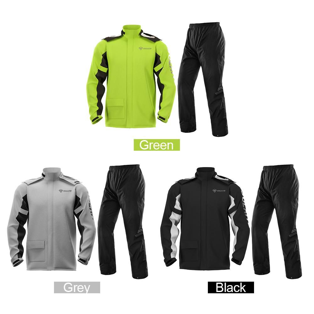 Waterproof Rain Coat Pants Set with Invisible Shoes Cover Rainproof Suit for Mortorcycling Cycling Fishing Camping