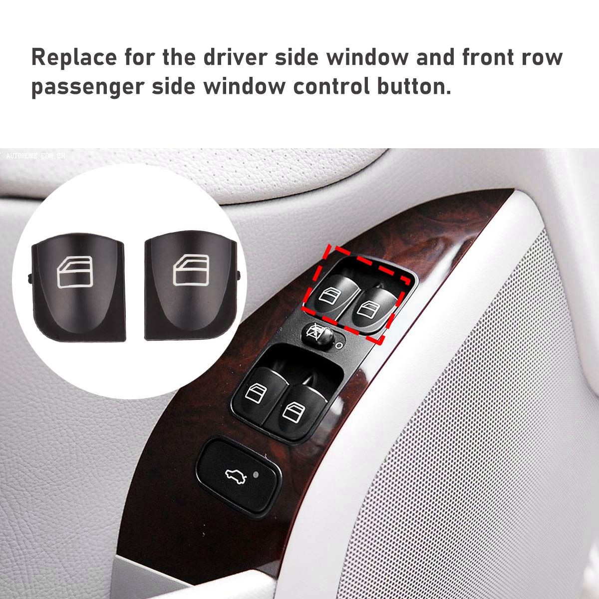 Window Switch Button Covers For Mercedes Benz W203 W208 C
