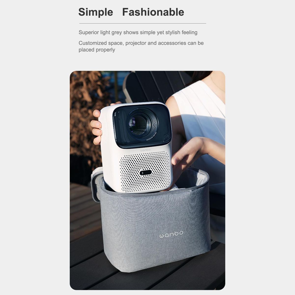 Wanbo Projectors Bag For T4 T6 Max T6R Max Mini Projectors Portable Protective Storage Case Accessories Mini Beamer Travel Bag