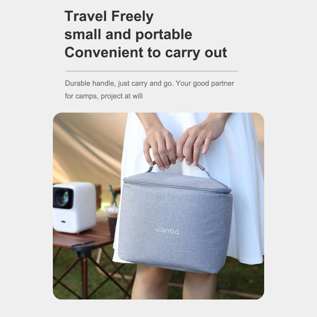 Wanbo Projectors Bag For T4 T6 Max T6R Max Mini Projectors Portable Protective Storage Case Accessories Mini Beamer Travel Bag
