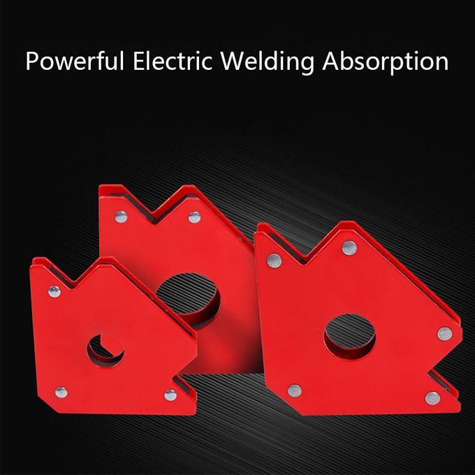 Soldering Locator Welding Magnetic Holder 3 Angle Arrow Welder Positioner Red