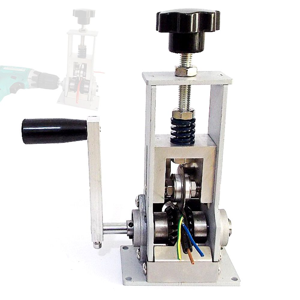 Portable Household Wire Stripper Steel Frame Manual Wire
