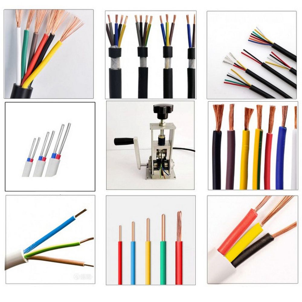 Portable Household Wire Stripper Steel Frame Manual Wire