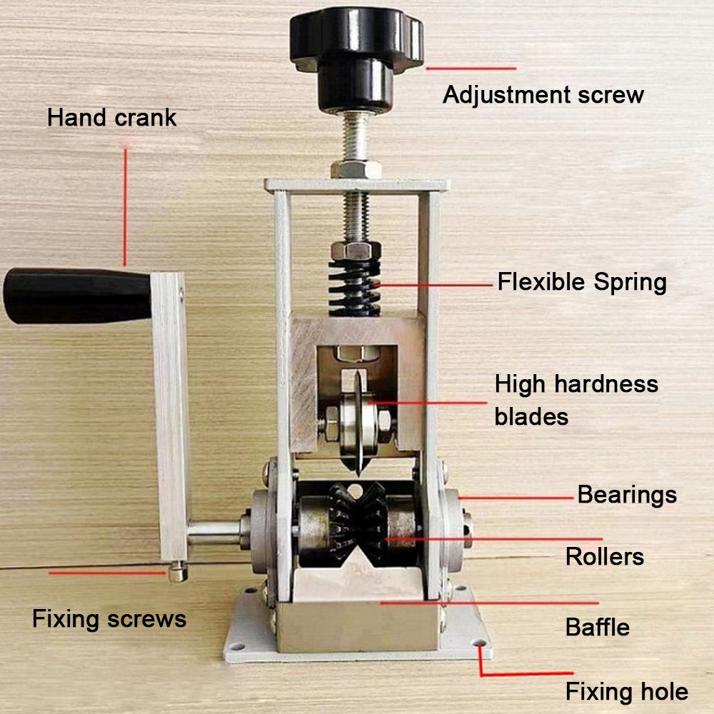 Portable Household Wire Stripper Steel Frame Manual Wire