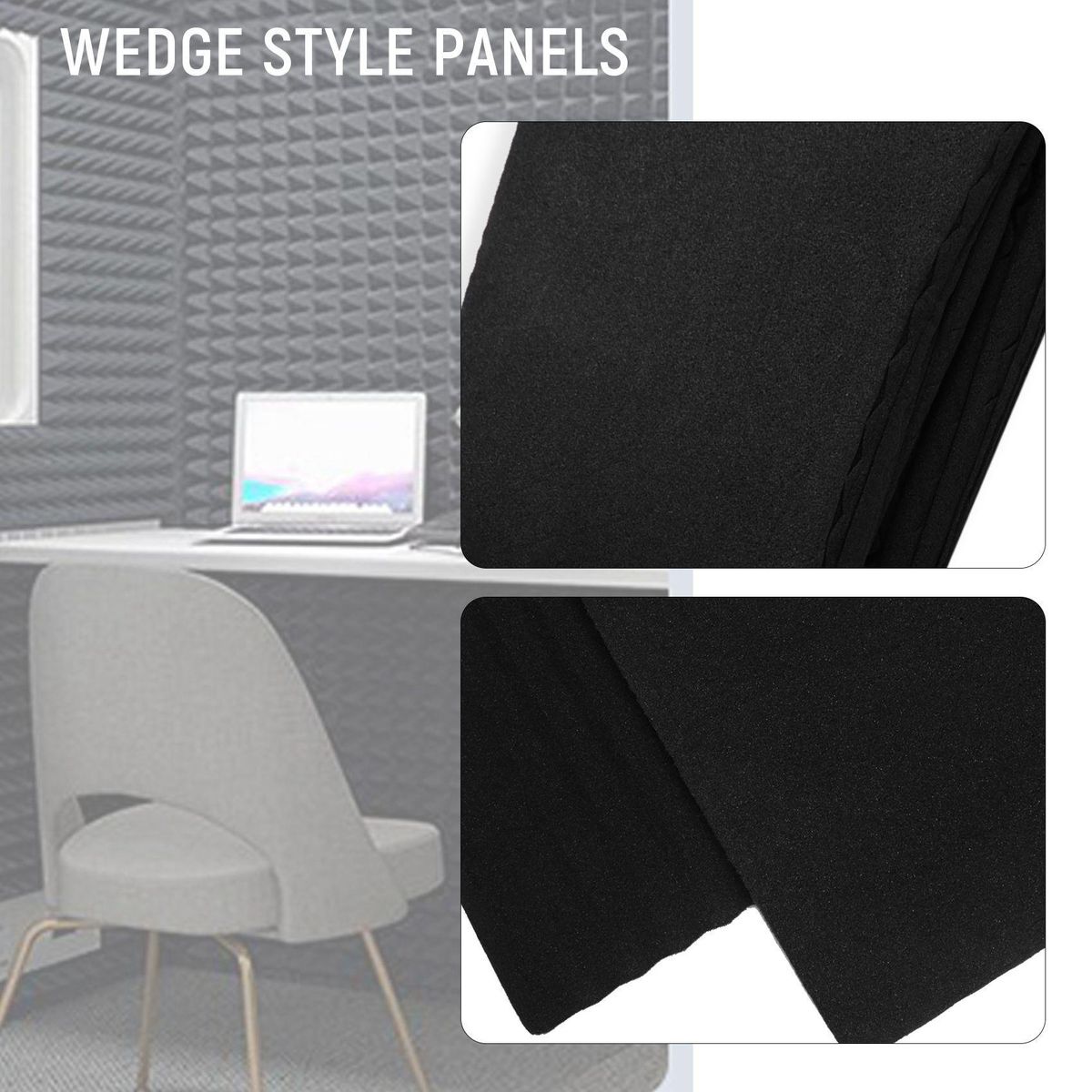 14 Pcs Soundproofing Foam,Acoustic for Studio 2.5 x 30 x 30c