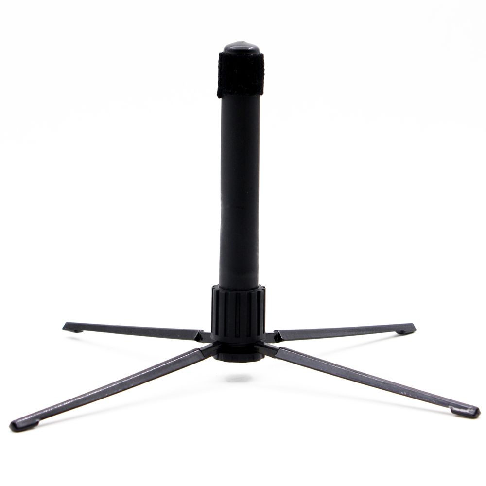 Western Concert Flute Tripod Holder Stand With 4 Metal Legs