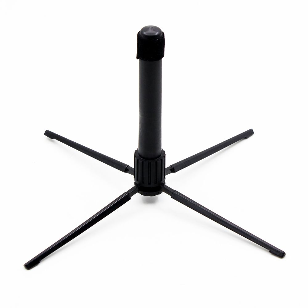 Western Concert Flute Tripod Holder Stand With 4 Metal Legs