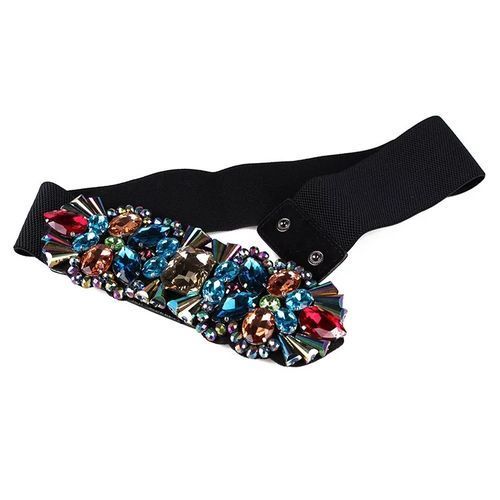 Rhinestone Abortion Tummy Elastic Belt