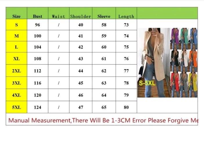 Lady Slim Blazers Women Autumn Suit Jacket
