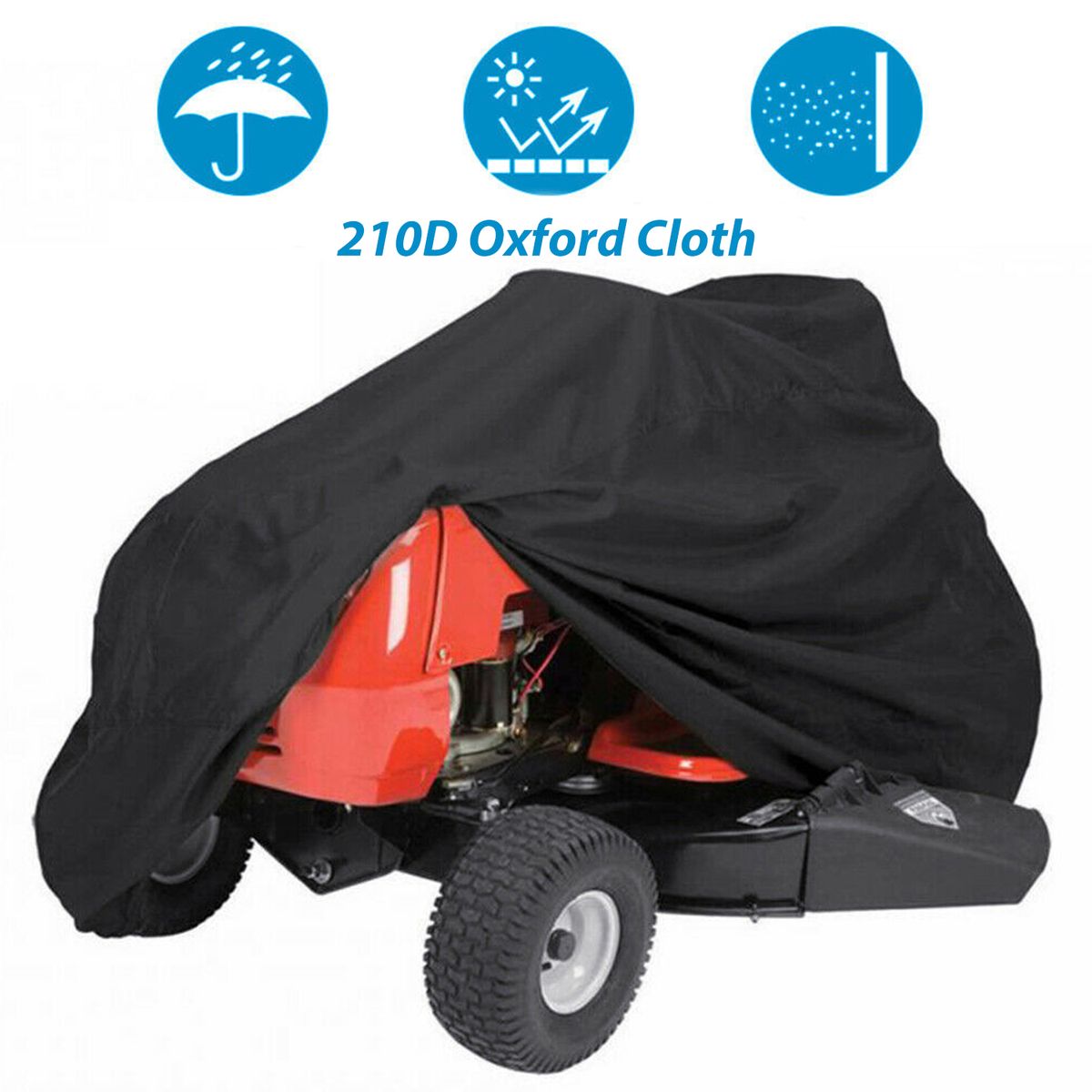 Lawn Mower Cover Waterproof UV Protection Tractor Cover
