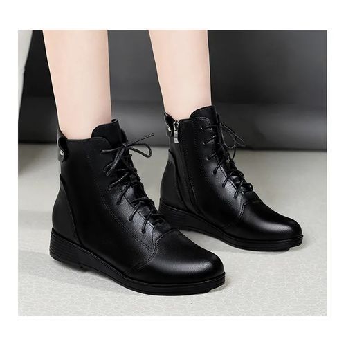 Women Lady Sexy Flat Martin Boots Party Dress Work Booties Shoes