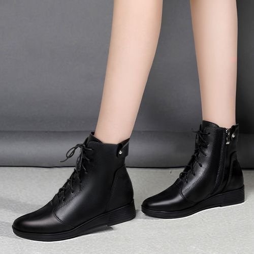 Women Lady Sexy Flat Martin Boots Party Dress Work Booties Shoes