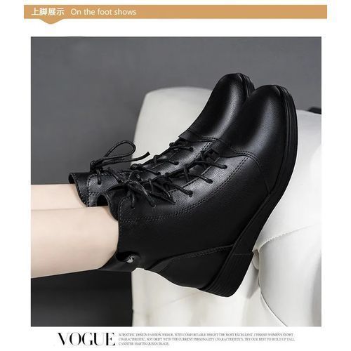 Women Lady Sexy Flat Martin Boots Party Dress Work Booties Shoes