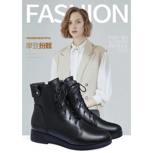 Women Lady Sexy Flat Martin Boots Party Dress Work Booties Shoes