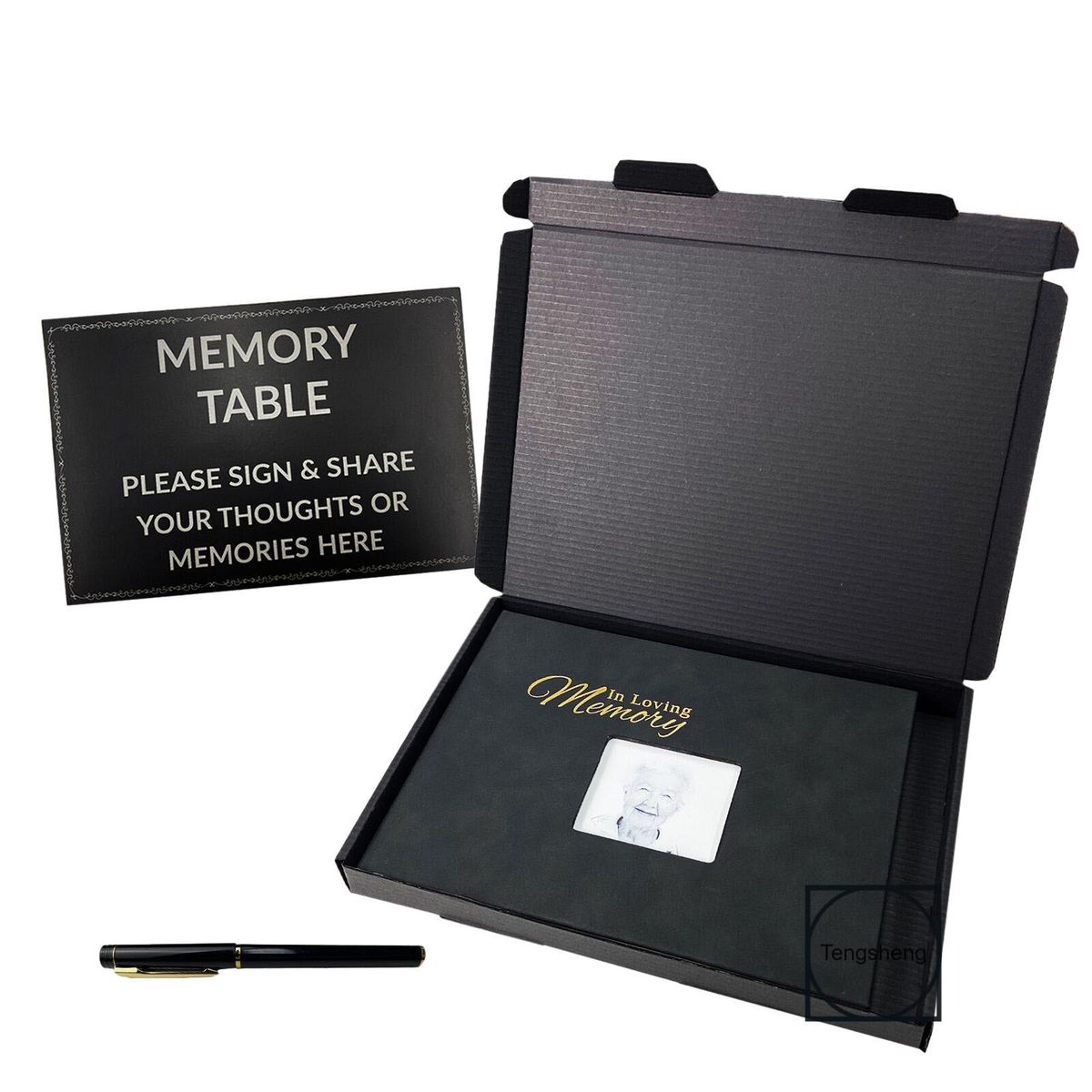 62 Pages Guests Books For Funeral Hardcover Memorial Service