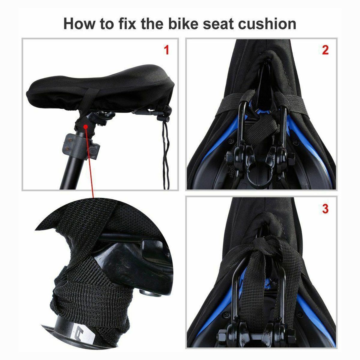 Bike Seat Cover Anti-skid Comfortable Undeformable