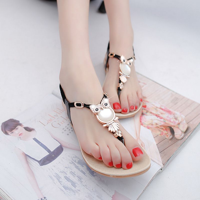 2022 Ladies Classic Fashion Casual Shoes Sandals - Black