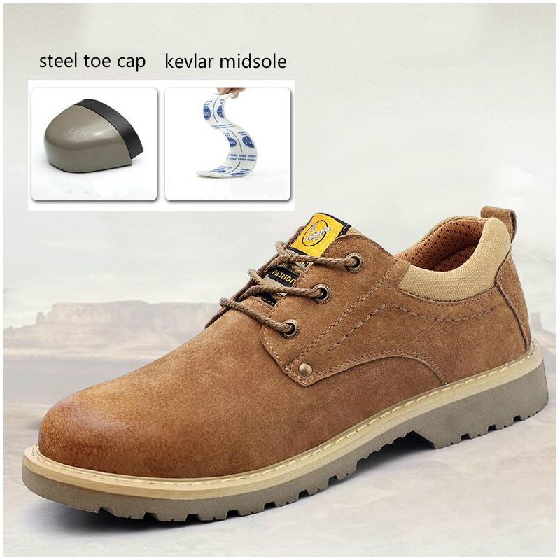 Men Safety Shoes Men Steel Toe Caps Work Boots