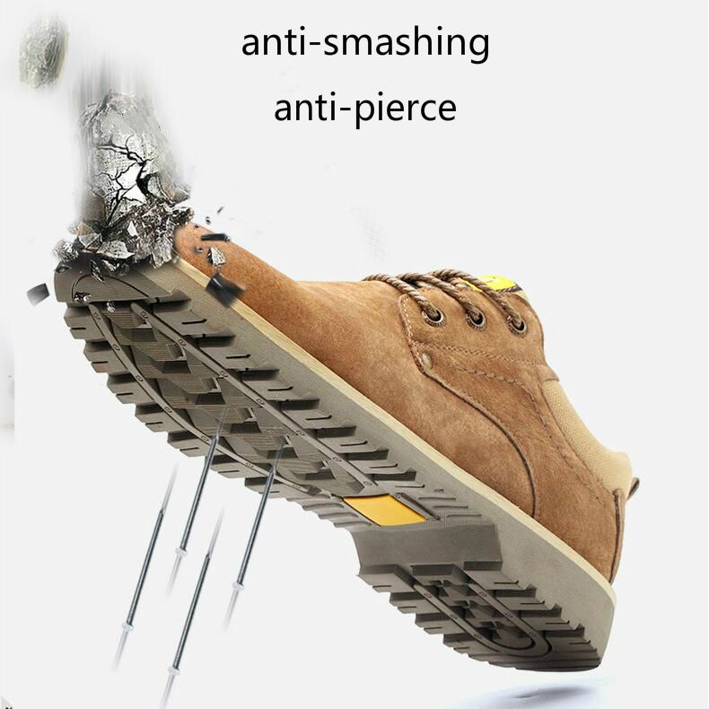 Men Safety Shoes Men Steel Toe Caps Work Boots