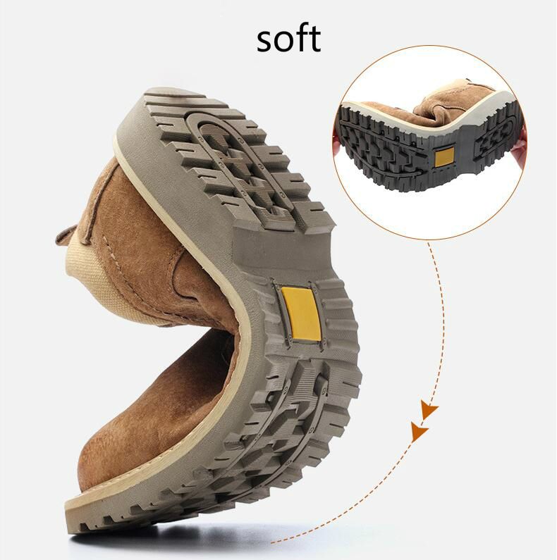 Men Safety Shoes Men Steel Toe Caps Work Boots