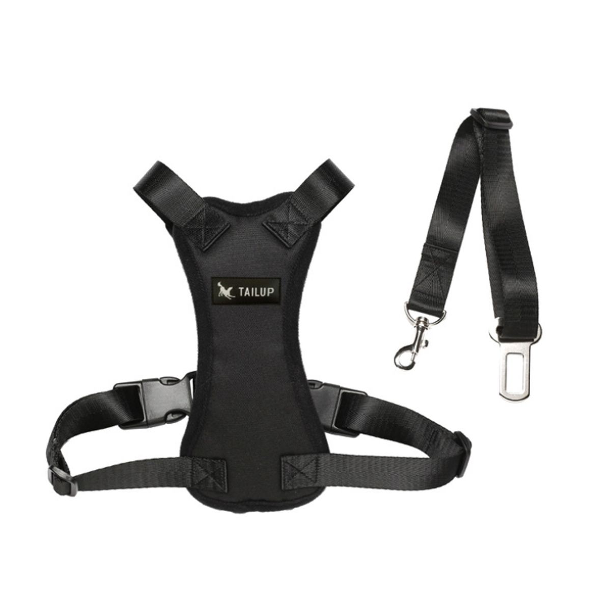 Pet Vehicle Safety Vest Adjustable Soft Padded Mesh Car
