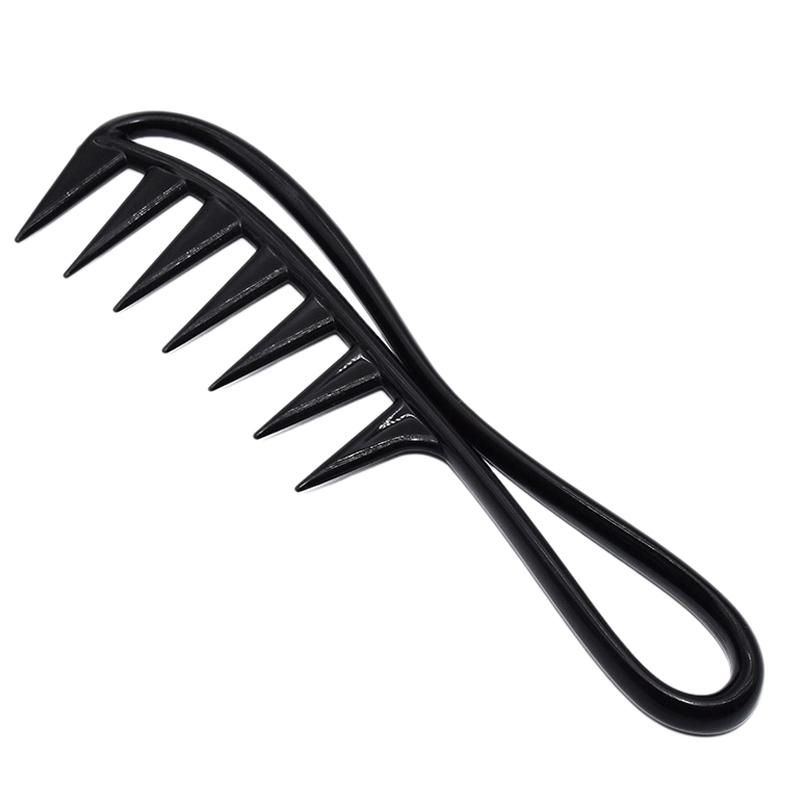 Wide Tooth Plastic Comb Detangler Curly Hair Hairdressing Comb Massage for Hair Styling Tool for Curl Hair