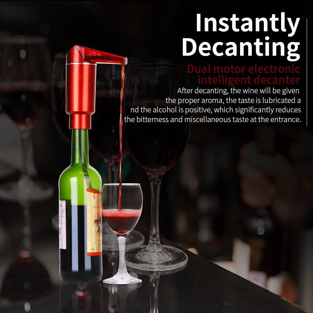 Electric Wine Decanter Automatic Wine Aerator Dispenser Pump