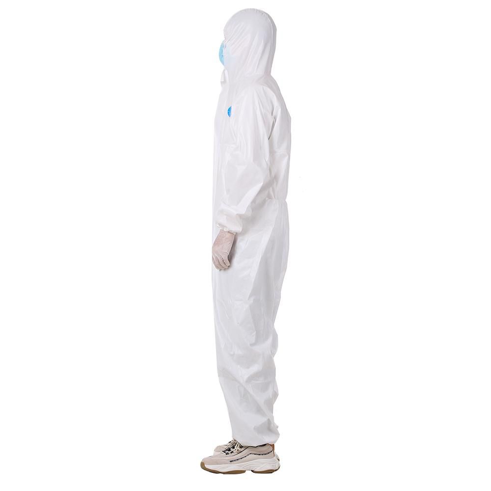 Coverall Disposable Anti-epidemic Antibacterial Isolation Suit Prevent Invasion of Virus for Medical Staff Protective Clothing Dust-proof Coveralls Antistatic