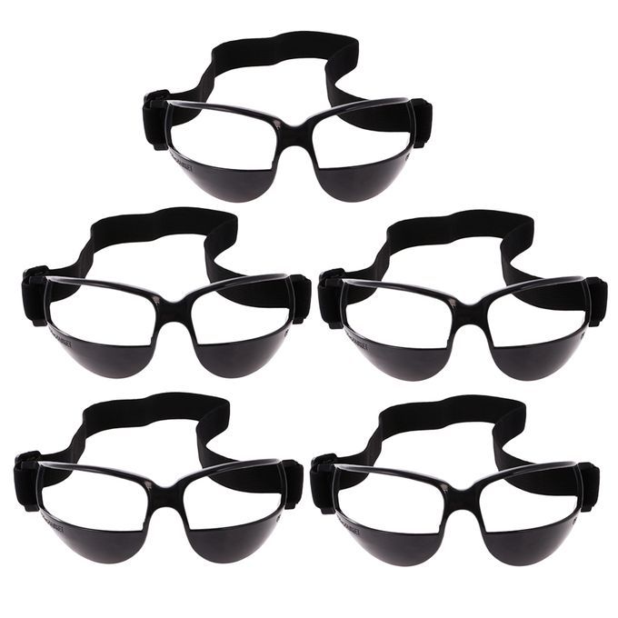 5Pcs Comfort Dribble Specs Glasses Eyewear For Basketball Black