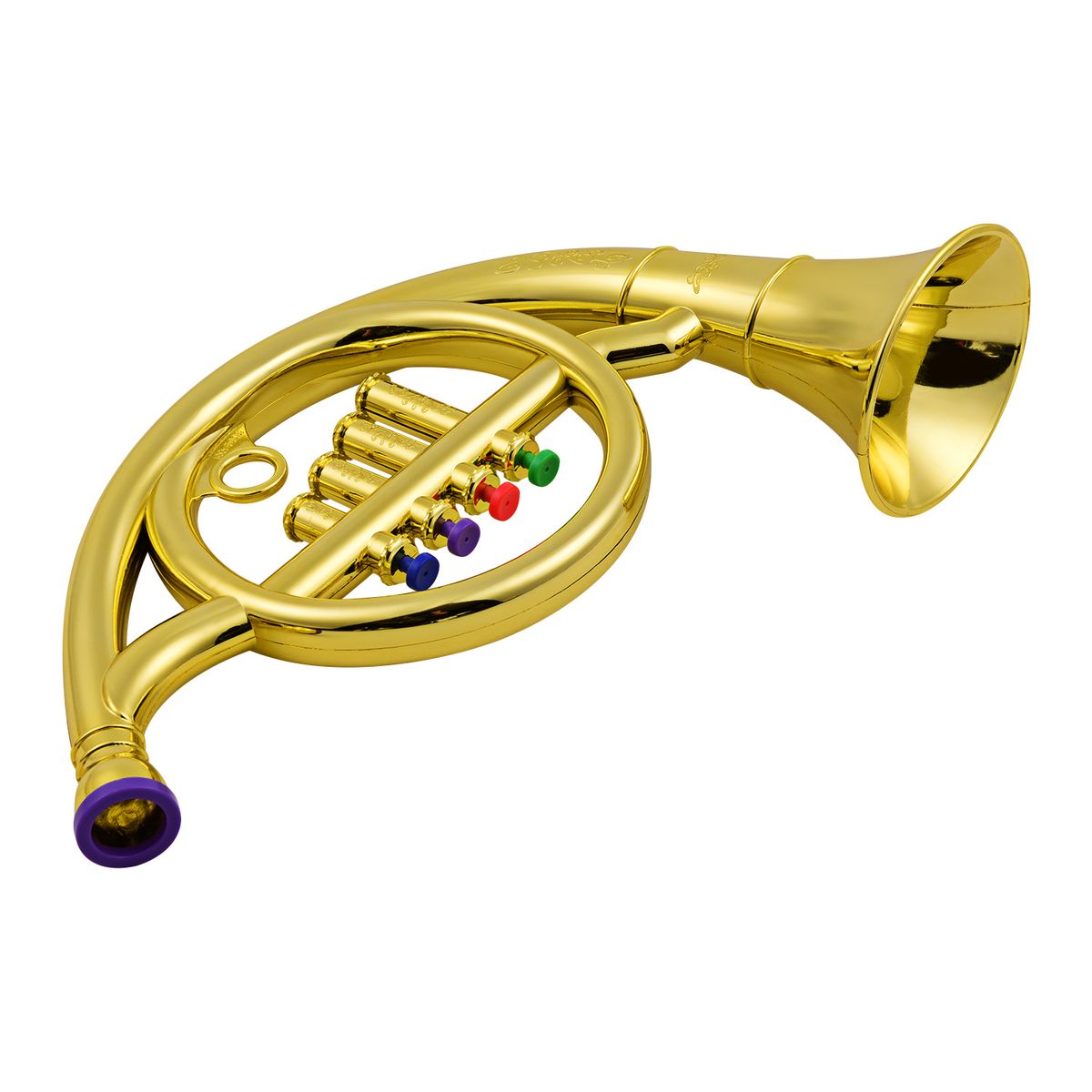 Musical Wind Instruments French Horn For Kids Toddlers ABS
