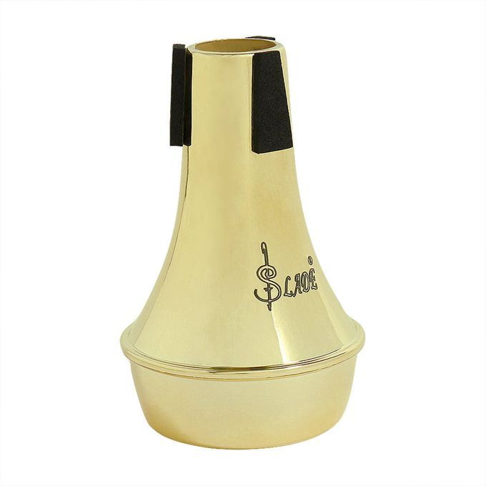 Durable Trumpet Sordino Straight Mute Parts For Music Practice Golden