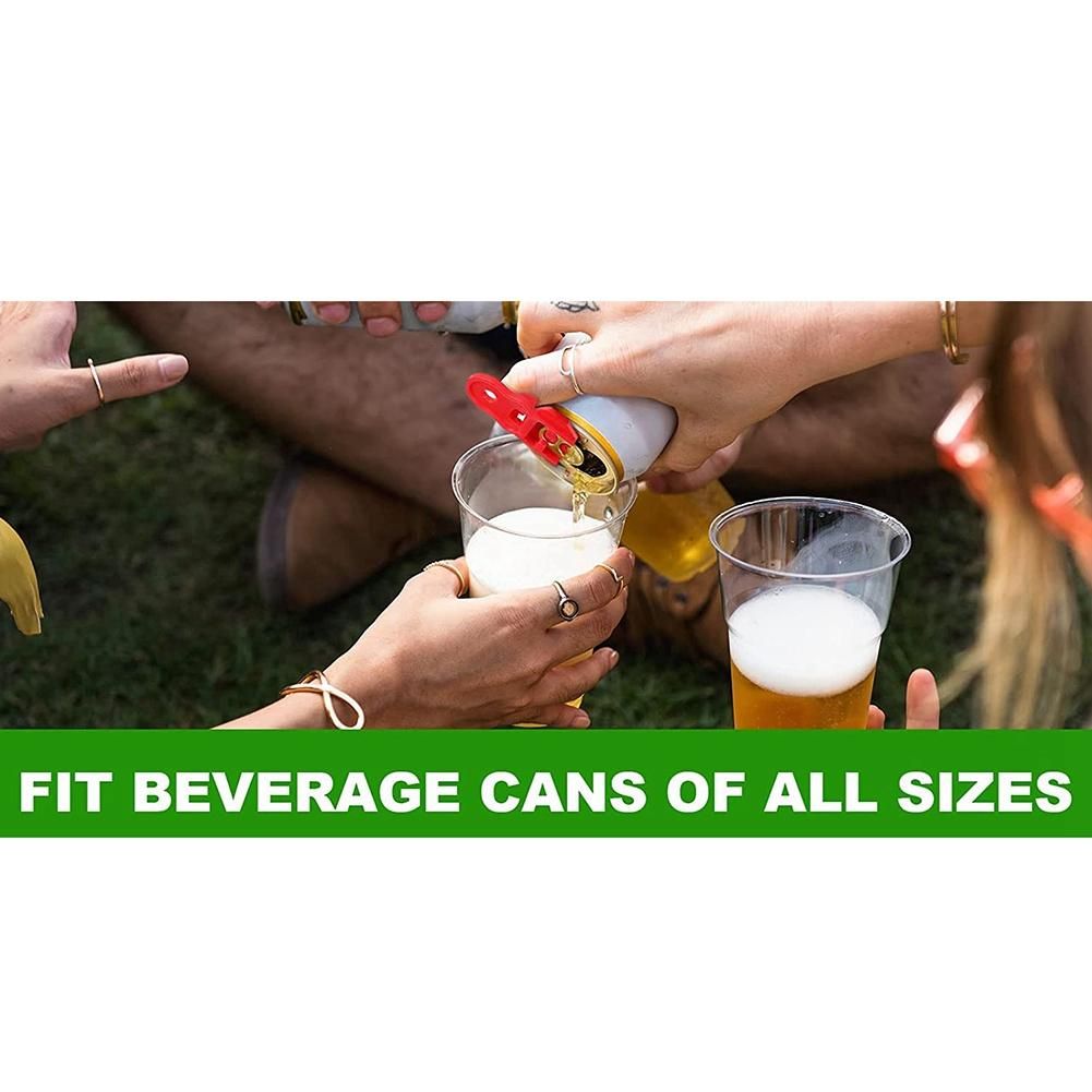 12 Pieces Color Manual Easy Can Opener  Premium Plastic Shields Tab Openers  Leakproof Soda Can Lids Soda Can Cover