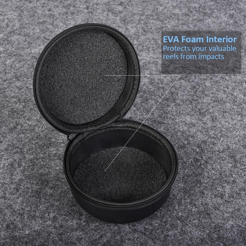 EVA Fishing Reel Bag Protective Case Cover for Spinning/Raft/Fly Fishing Reel Pouch Bag