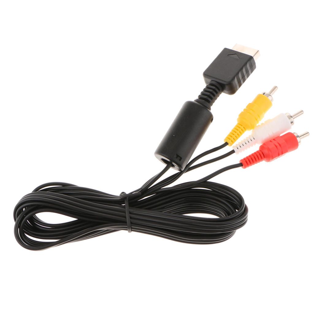 HD Component RCA AV Video-Audio Cable Cord Lead For Sony   2 PS2