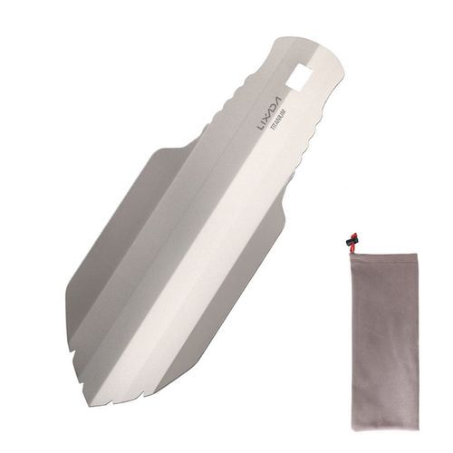 Lixada Garden Hand Shovel Camping Trowel Titanium