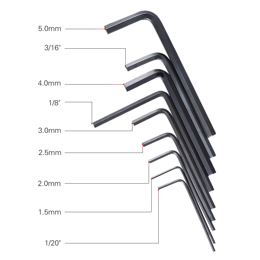 9pcs Guitar Bass Neck Bridge Screw Truss Rod Adjustment